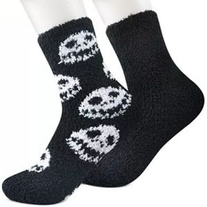Nightmare Before Christmas 2 pair Crew Fuzzy Socks